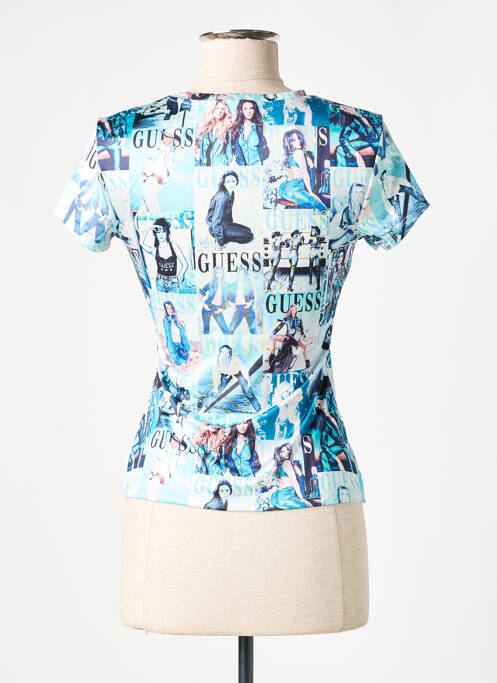 T-shirt bleu GUESS femme
