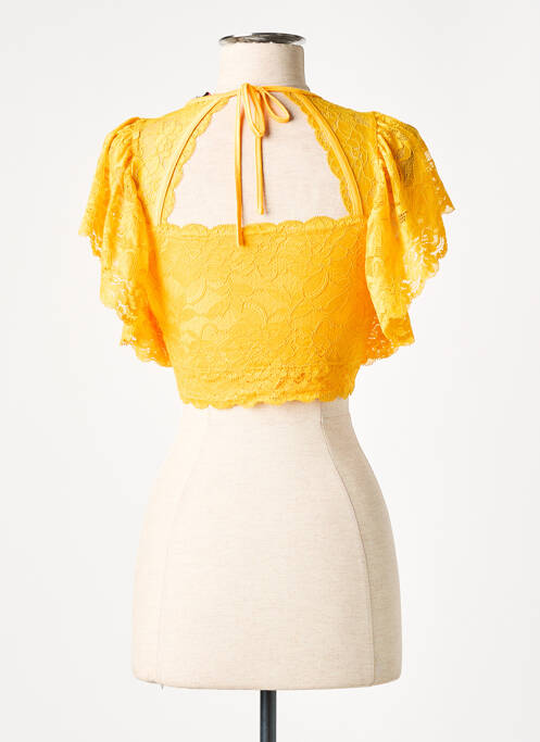 T-shirt jaune GUESS femme