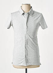 Chemise manches courtes gris BILL TORNADE pour homme seconde vue