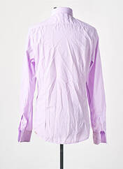 Chemise manches longues violet BILL TORNADE pour homme seconde vue