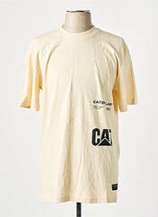 T-shirt beige CATERPILLAR pour homme seconde vue