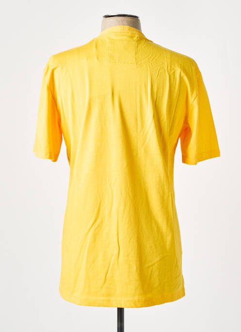 T-shirt stretch manches courtes jaune CATERPILLAR homme