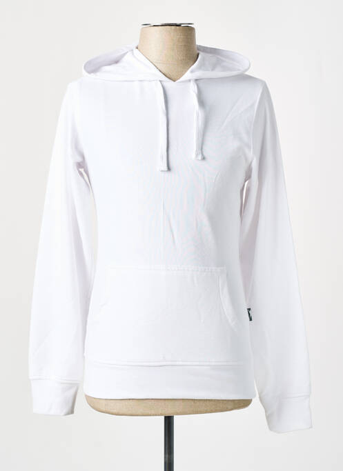 Sweat-shirt à capuche blanc SLAZENGER pour homme