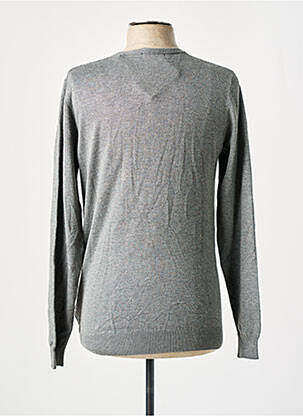 Pull stretch manches longues gris SORBINO homme