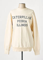 Sweat-shirt beige CATERPILLAR pour homme seconde vue