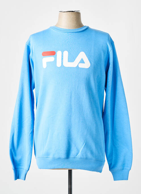 Sweat-shirt bleu FILA pour homme