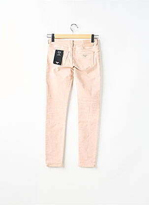 Jeans skinny push-up taille basse rose EMPORIO ARMANI femme