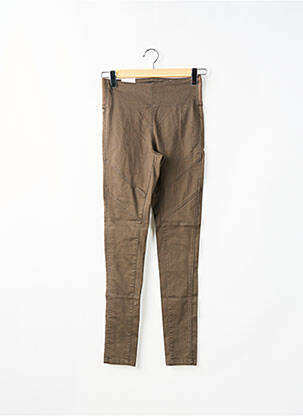 Jegging taille haute taille haute vert CAMAIEU femme