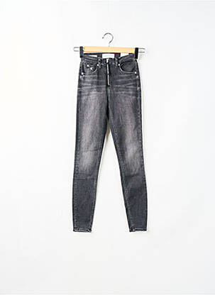 Jeans skinny taille haute taille haute gris GUESS femme
