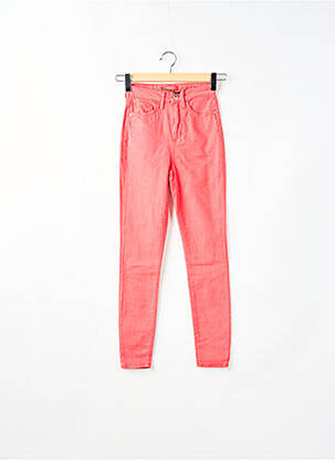 Jeans skinny taille haute taille haute rose GUESS femme