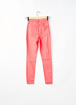 Jeans skinny taille haute taille haute rose GUESS femme