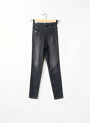Jeans skinny taille haute taille haute noir GUESS femme