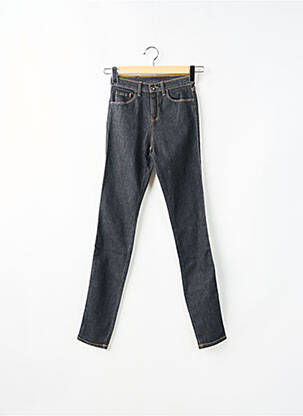 Jeans skinny tissage brut taille haute bleu EMPORIO ARMANI femme