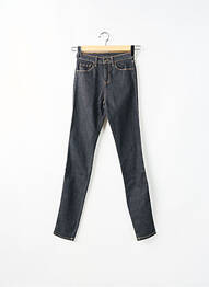 Jeans skinny tissage brut taille haute bleu EMPORIO ARMANI femme