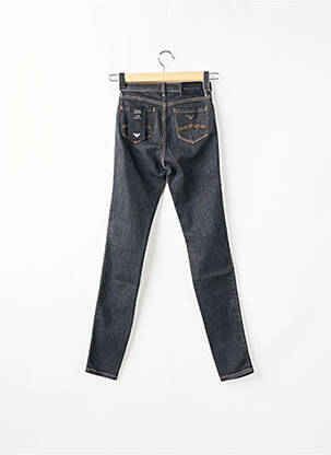 Jeans skinny tissage brut taille haute bleu EMPORIO ARMANI femme