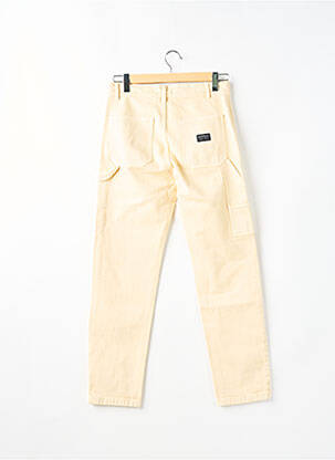 Jeans coupe droite taille haute taille haute beige CATERPILLAR femme