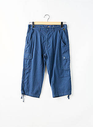 Pantacourt taille haute taille haute bleu TORRENTE femme