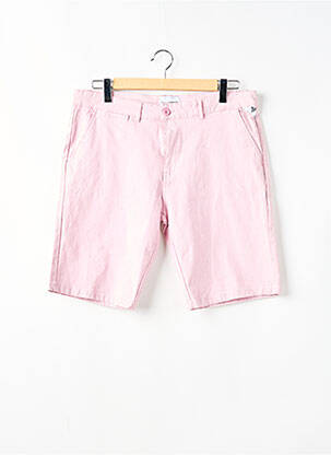Bermuda stretch taille normale rose BILL TORNADE homme