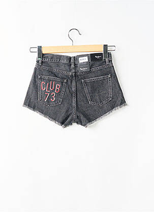 Short tissage denim gris PEPE JEANS fille