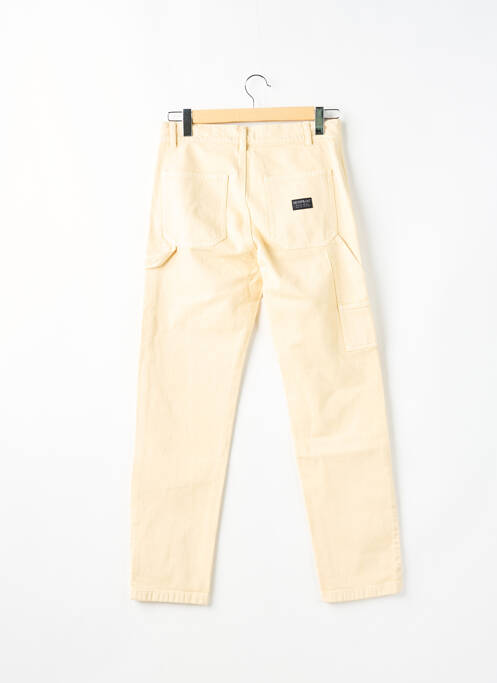 Jeans coupe droite taille haute taille haute beige CATERPILLAR femme