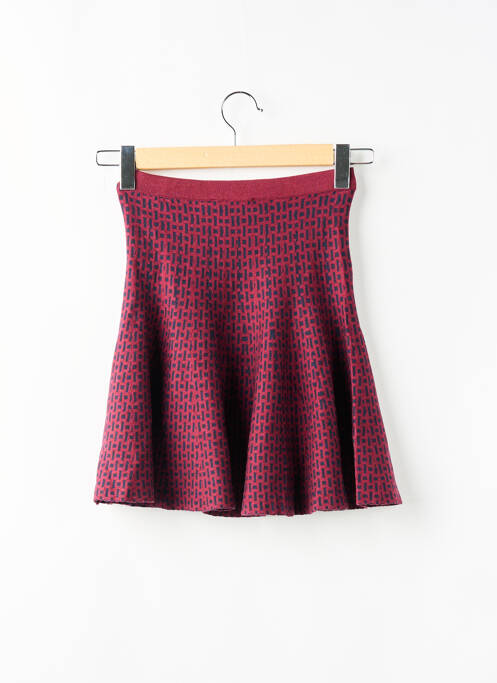 Jupe courte rouge LUCY & CO pour femme