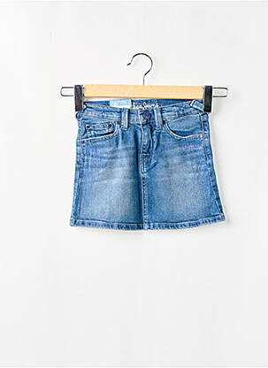 Jupe mi-longue taille normale bleu PEPE JEANS fille