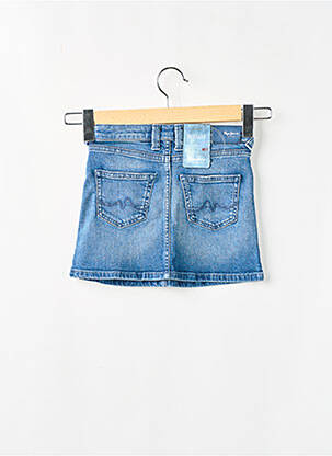 Jupe mi-longue taille normale bleu PEPE JEANS fille