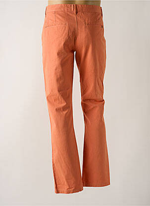 Pantalon chino fermeture zippée sous rabat boutonné orange TORRENTE femme