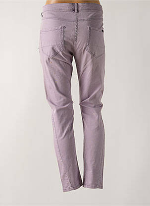 Pantalon slim poches violet MAISON SCOTCH femme