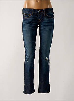 Jeans coupe slim poches bleu TRUE RELIGION femme