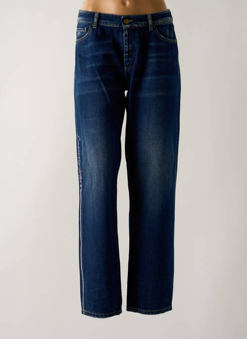 Jeans coupe droite bleu EMPORIO ARMANI pour femme