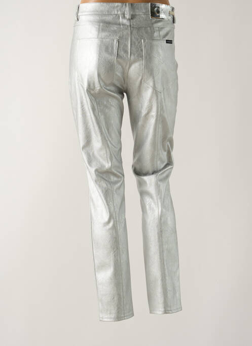 Pantalon slim argent CALVIN KLEIN femme