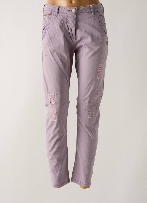 Pantalon slim violet MAISON SCOTCH pour femme