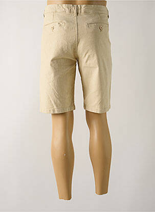 Bermuda coupe droite taille normale beige BILL TORNADE homme