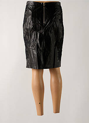 Jupe mi-longue taille normale noir LUCY PARIS femme