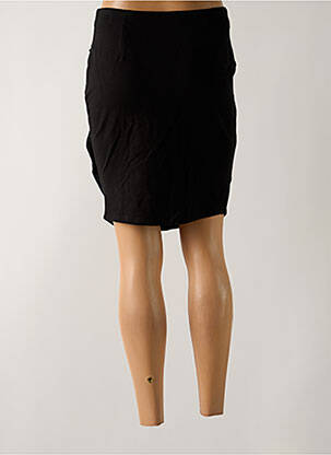 Jupe mi-longue stretch noir CAMAIEU femme