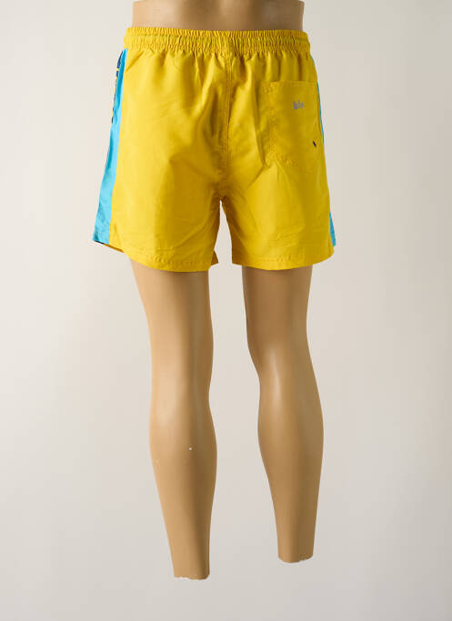 Short de bain fond doublé jaune LEE COOPER homme