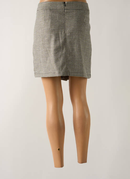 Jupe courte gris CAMAIEU pour femme