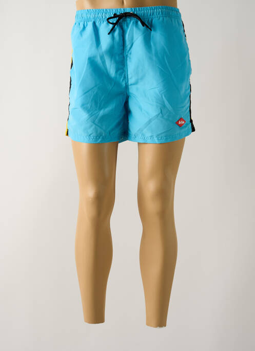 Short de bain bleu LEE COOPER pour homme