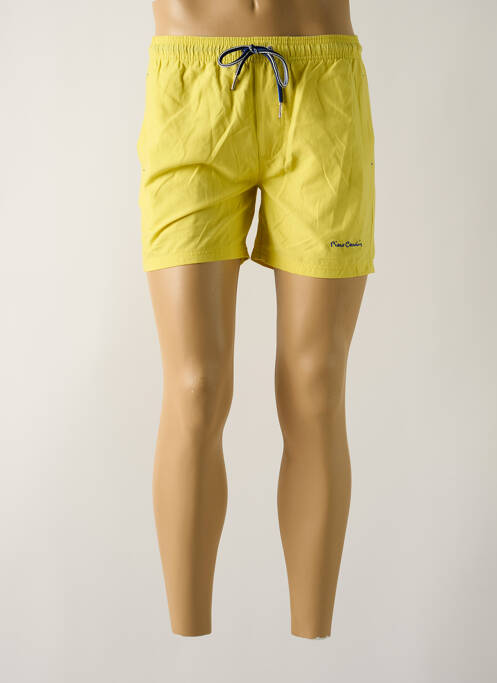 Short de bain jaune PIERRE CARDIN pour homme