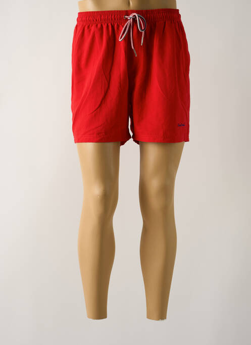 Short de bain rouge PIERRE CARDIN pour homme