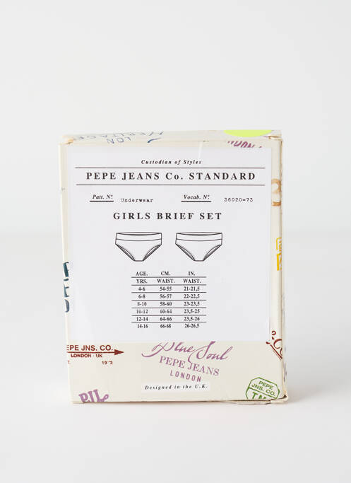 Culotte bleu PEPE JEANS pour fille