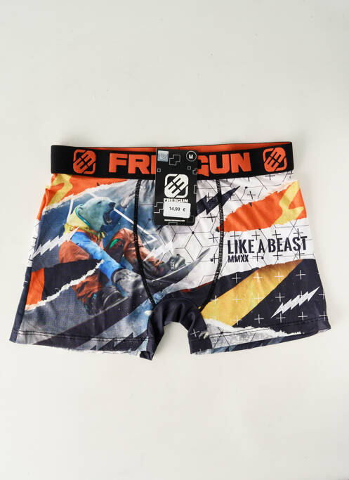 Boxer orange FREEGUN pour homme