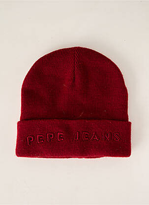 Bonnet rouge PEPE JEANS pour garçon