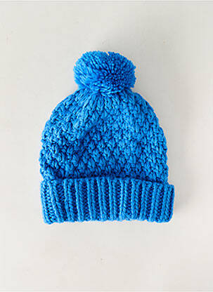 Bonnet maille grosse maille bleu PEPE JEANS enfant