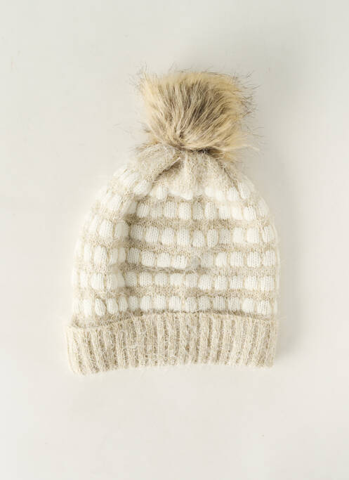 Bonnet beige PEPE JEANS fille
