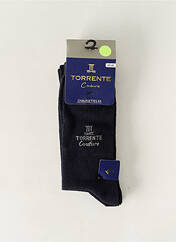 Chaussettes bleu TORRENTE pour homme seconde vue