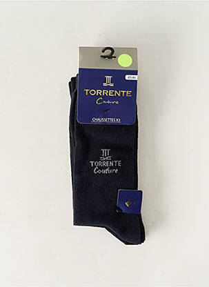 Chaussettes bleu TORRENTE pour homme