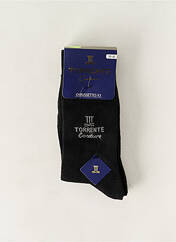 Chaussettes noir TORRENTE pour homme seconde vue