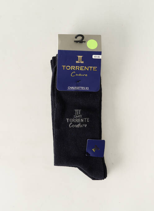 Chaussettes bleu TORRENTE pour homme